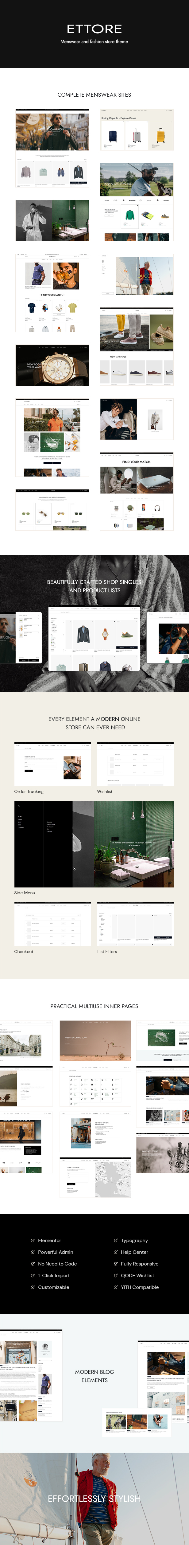 Ettore - Fashion Store and Menswear WooCommerce Theme - 1